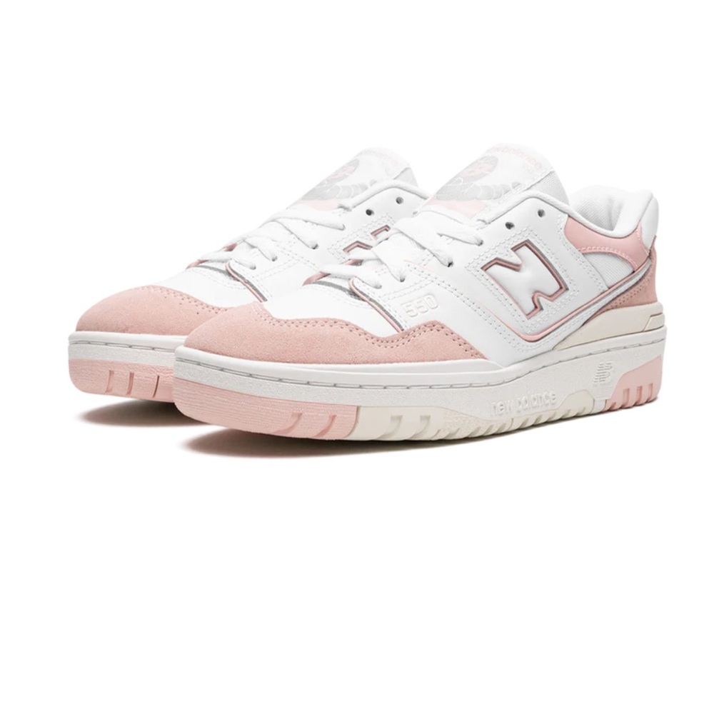 New Balance 550 Sneakers • NEW • Kid size 7 • Women’s White / Pink Haze
